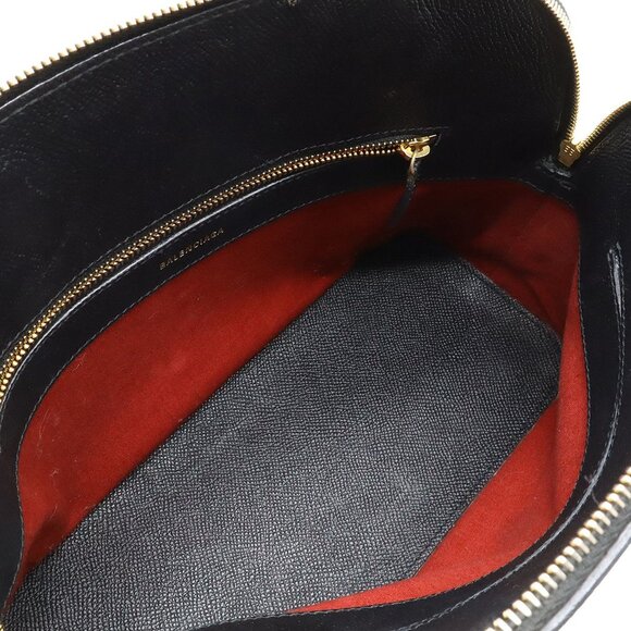 BALENCIAGA Black Leather Shoulder Bag - Picture 7 of 9